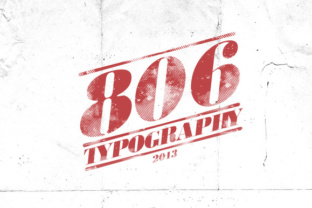 806 Typography: The Perfect Display Font for Crafters