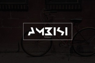 Ambisi: A Unique Display Font for Makers