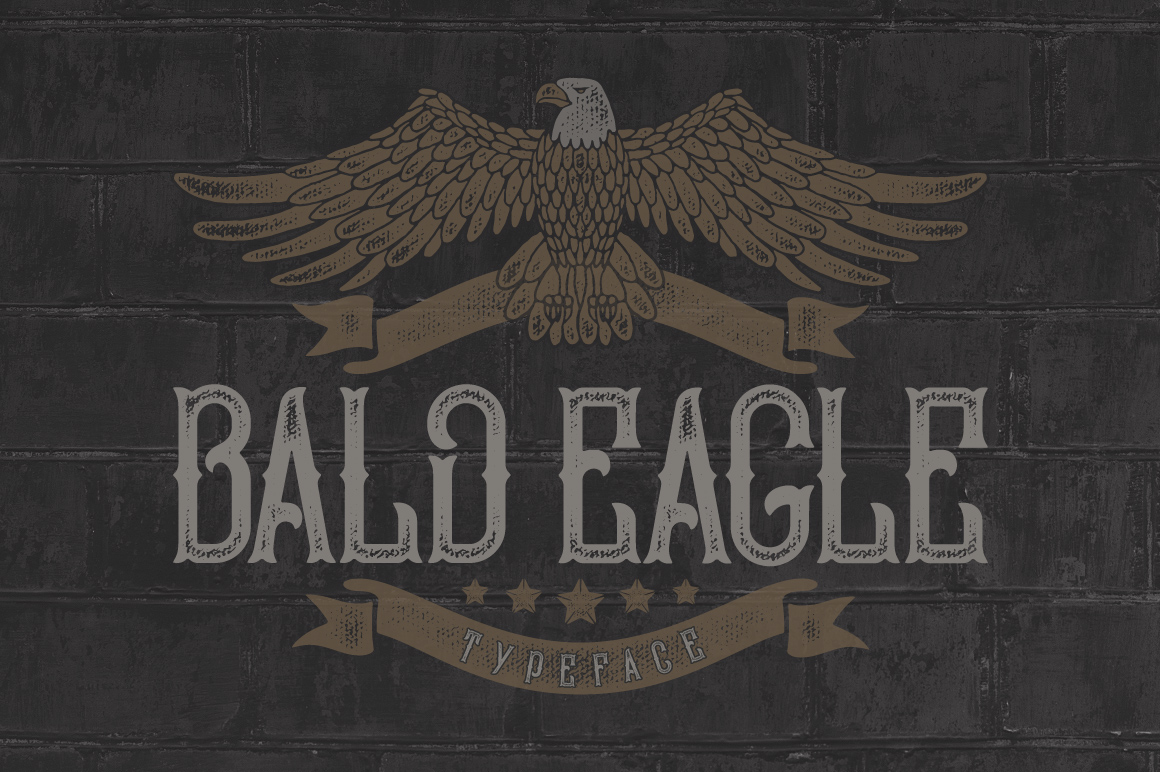 Bald Eagle: Vintage Display Font for Bold Campaigns