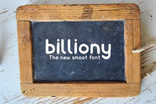 Billiony: A Vintage Hand Lettering Typeface for Makers