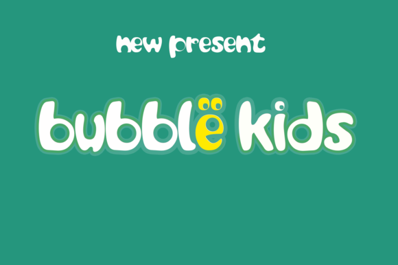 Bubble Kids Font for Playful Branding