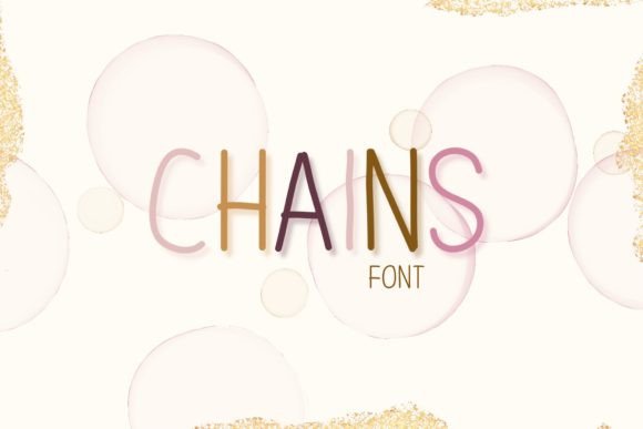 Chains: A Modern Condensed Typeface for Bold Branding
