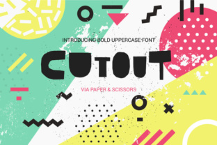 Cutout Font Review: Bold Display Typography