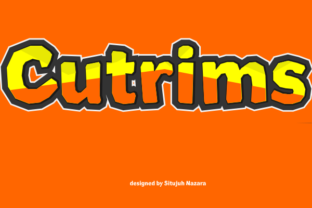 Cutrims Font for Professional Business Branding