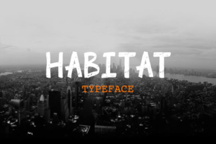 Habitat: A Modern Marker Font for Crafters