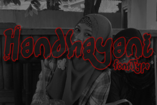 Handhayani: A Modern Display Font for Creative Brands
