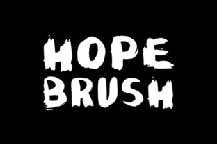 Hope Brush: A Grungy Vintage Script Typeface