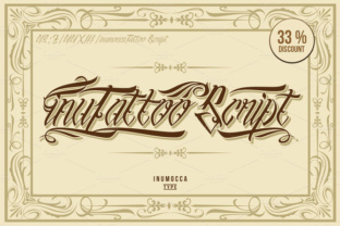 InuTattoo Script Font for Bold Brand Identity