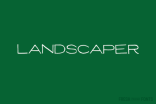 Landscaper: An Architectural Display Font for Modern Editorial Design
