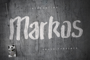 Markos: The Bold Brush Typeface for Digital Impact