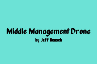 Middle Management Drone Font for Bold Branding