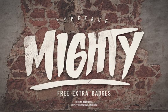 Mighty Typeface for Editorial Design