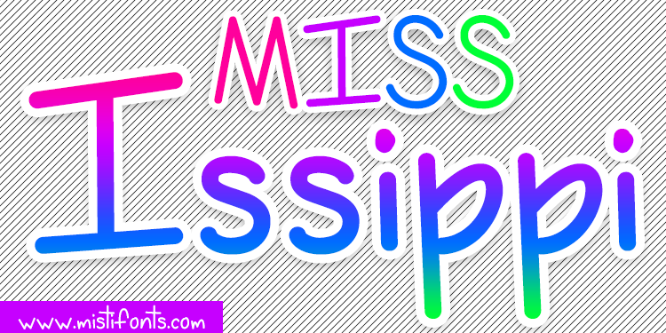 Miss Issippi: The Quirky Handwritten Display Font