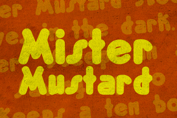 Mister Mustard: The Playful Display Font for Bold Brands