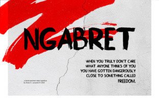 Ngabret Font for Authentic Small Business Branding