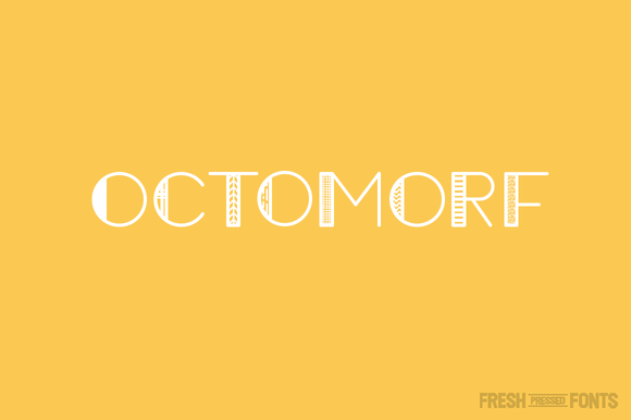 Octomorf: The Art Deco Typeface for Bold Branding