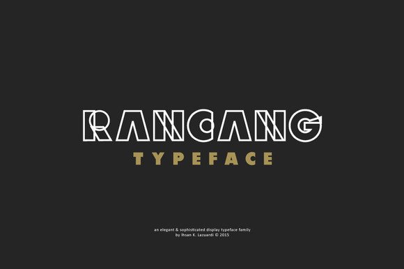 Rancang Typeface Review for Modern Branding