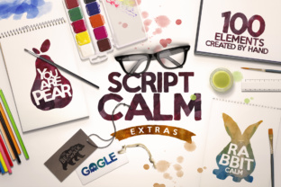 Script Calm Typeface for Handmade Creators