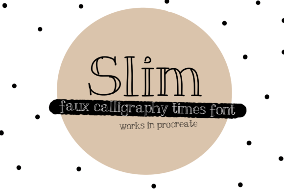 Slim: The Unique Outlined Serif Typeface
