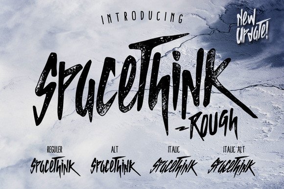 Spacethink Font: A Bold Display Typeface for Editorial Design