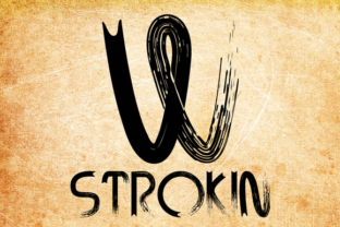 Strokin: The Messy Display Font for Handmade Brands