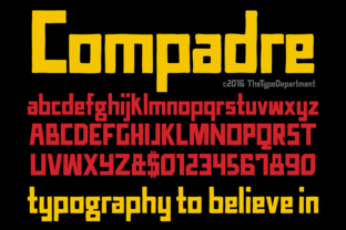 TTD Compadre Font for Bold Brand Identity